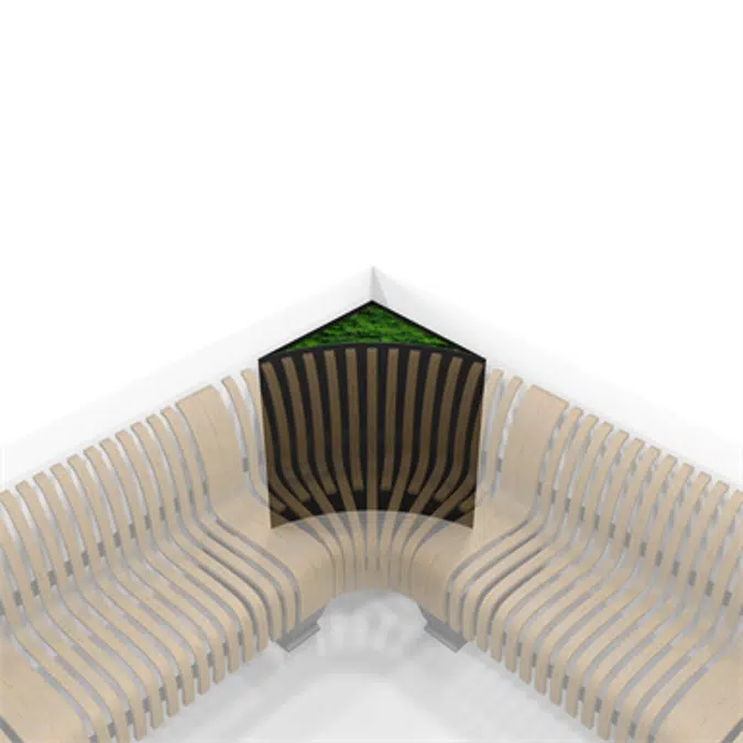 Planter Divider Corner