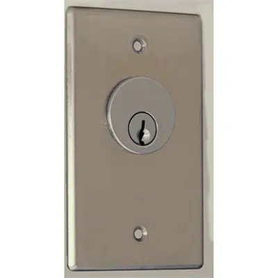 Camden CM-1200 Stainless Steel Mortise Key Switch图像