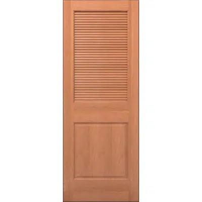 imagen para Wood Louver Door - Interior Residential or Commercial with Fire Options - K7320