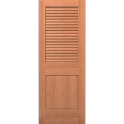 Image pour Wood Louver Door - Interior Residential or Commercial with Fire Options - K7320
