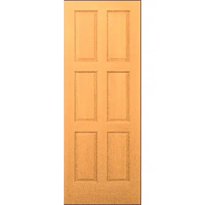 Image for 6-Panel Wood Door - Interior Commercial / Residential with Fire Options - K5660