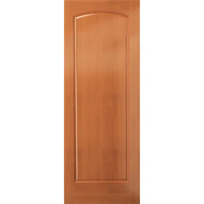 Arched 1-Panel Wood Door - Interior Commercial / Residential with Fire Options - A6000