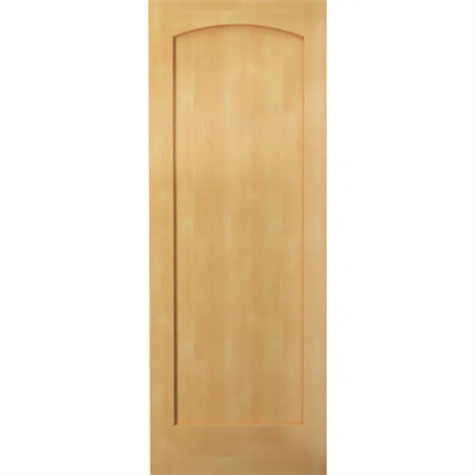 Arched 1-Panel Wood Door - Interior Commercial / Residential with Fire Options - A6000