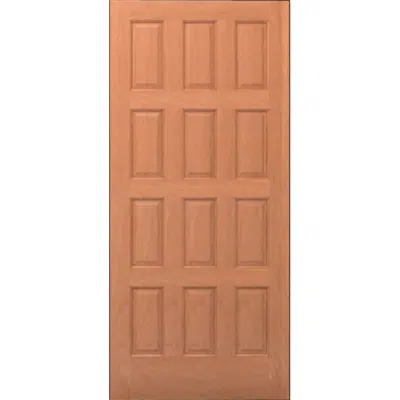 12-Panel Wood Door - Interior Commercial / Residential with Fire Options - K3120 이미지