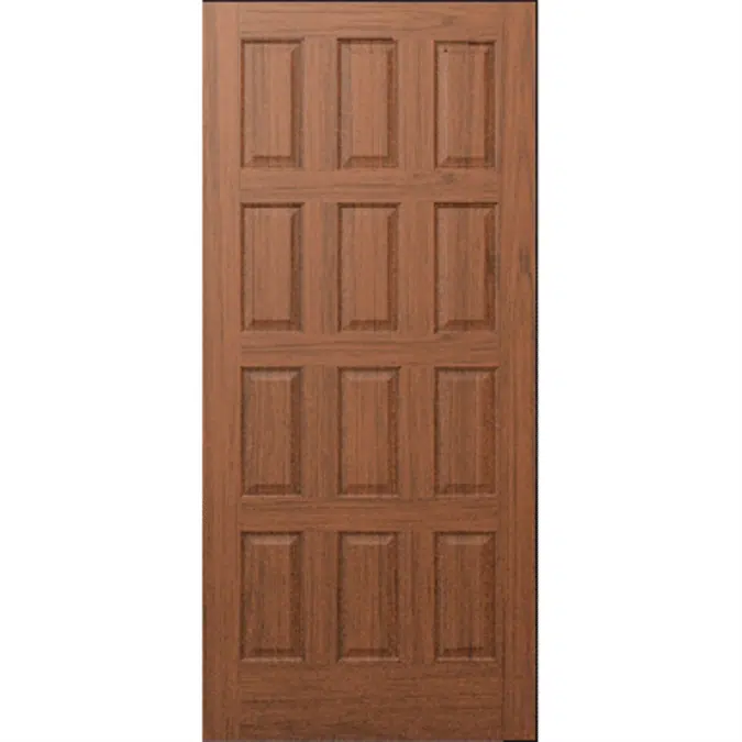 12-Panel Wood Door - Interior Commercial / Residential with Fire Options - K3120