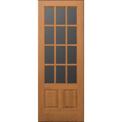 Image for Wood French Door 12-Lite 2-Panel - Interior  Commercial / Residential with Fire Options - K3800
