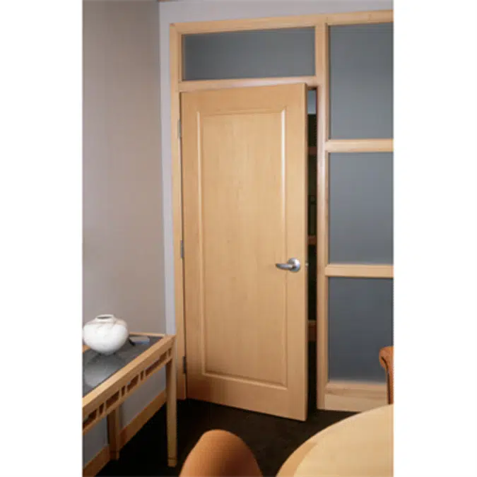 1-Panel Wood Door - Interior Commercial / Residential with Fire Options - K6000