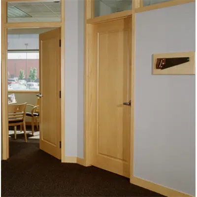 1-Panel Wood Door - Interior Commercial / Residential with Fire Options - K6000 이미지