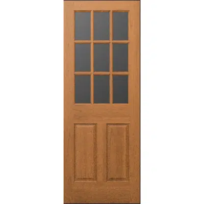 Image for Wood French Door 9-Lite-2 Panel - Interior Commercial / Residential with Fire Options - K3750