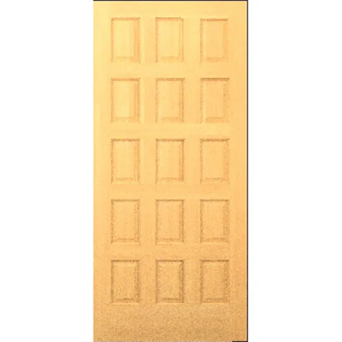 15-Panel Wood Door - Interior Commercial / Residential with Fire Options - K5930