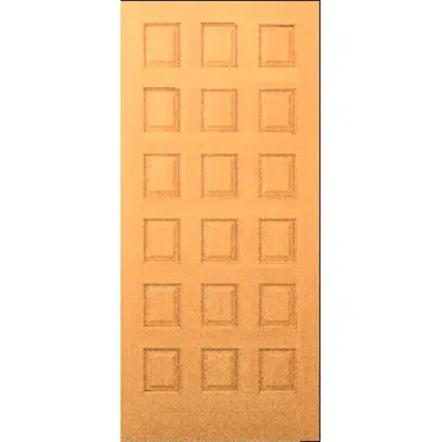 kép a termékről - 18-Panel Wood Door - Interior Commercial / Residential with Fire Options - K3180