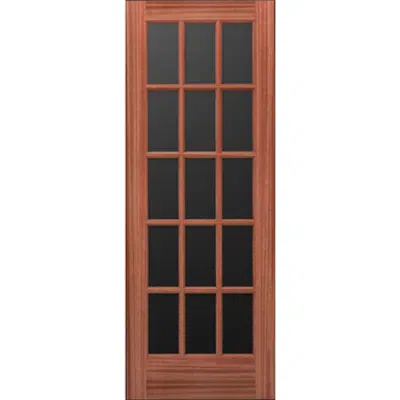 Image for 15-Lite Wood French Door - Interior  Commercial / Residential with Fire Options - K6080