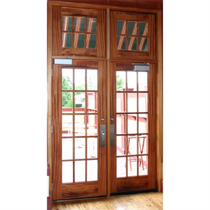 15-Lite Wood French Door - Interior  Commercial / Residential with Fire Options - K6080