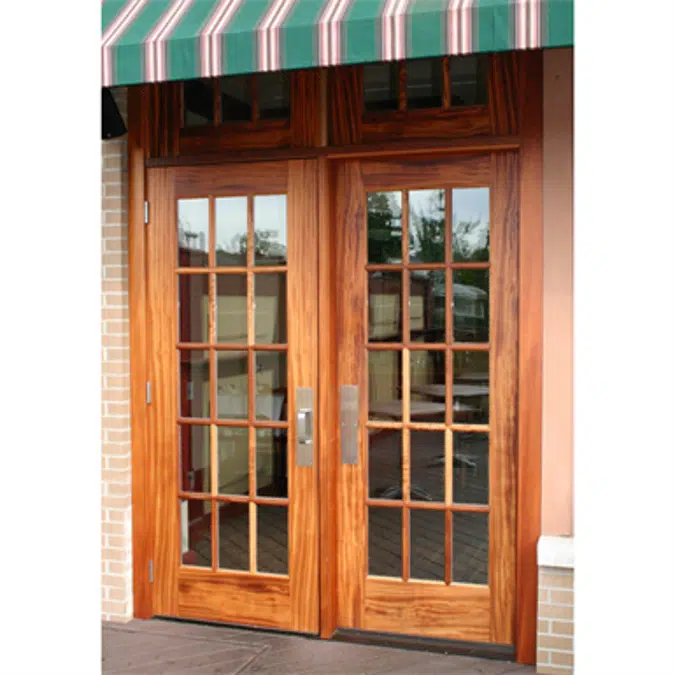 15-Lite Wood French Door - Interior  Commercial / Residential with Fire Options - K6080