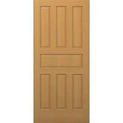 afbeelding voor 7-Panel Wood Door - Interior  Commercial / Residential with Fire Options - K3070