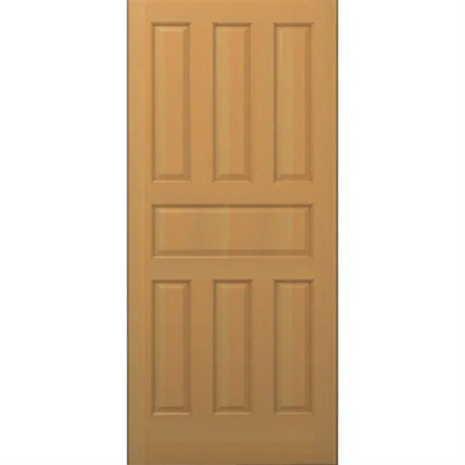 7-Panel Wood Door - Interior  Commercial / Residential with Fire Options - K3070