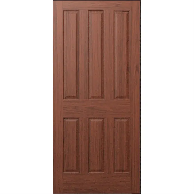 6-Panel Wood Door - Interior  Commercial / Residential with Fire Options - K3060