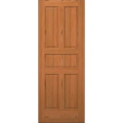 5 Panel Wood Door  - Interior Commercial / Residential with Fire Options - K5500 이미지