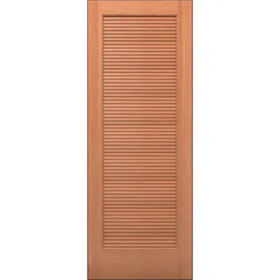 изображение для Wood Louver Door - Interior Residential or Commercial with Fire Options - K7330