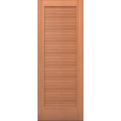 Image for Wood Louver Door - Interior Residential or Commercial with Fire Options - K7330