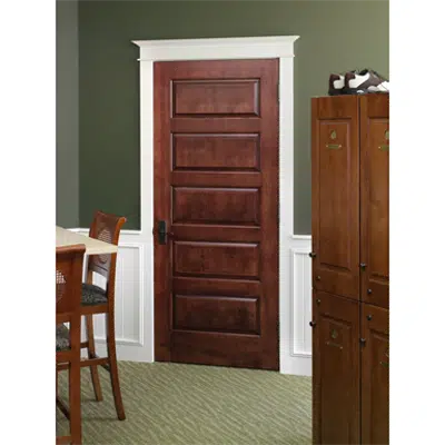 Image pour 5-Panel Wood Door - Interior Commercial / Residential with Fire Options - K3050