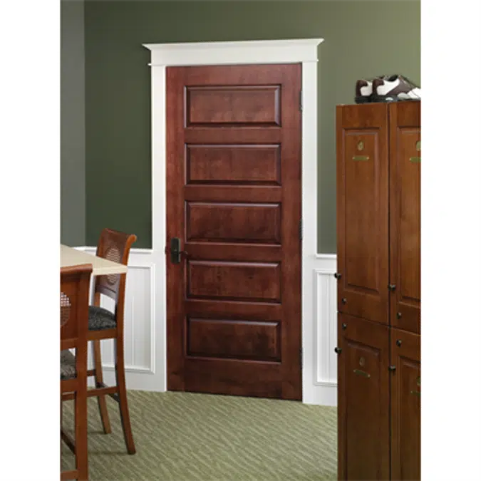 5-Panel Wood Door - Interior Commercial / Residential with Fire Options - K3050