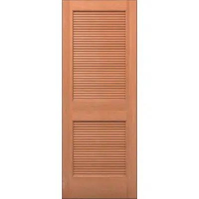 afbeelding voor Wood Louver Door - Interior Residential or Commercial with Fire Options - K7300