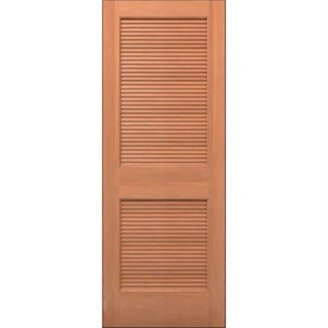Wood Louver Door - Interior Residential or Commercial with Fire Options - K7300