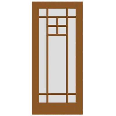 afbeelding voor Wood French Door - Interior  Commercial / Residential with Fire Options - K6096