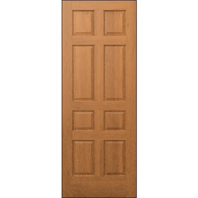 8-Panel Wood Door - Interior  Commercial / Residential with Fire Options - K3080