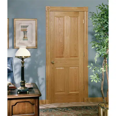изображение для 4-Panel Wood Door - Interior Commercial / Residential with Fire Options - K5400