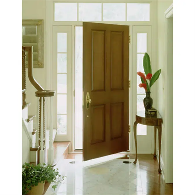 4-Panel Wood Door - Interior Commercial / Residential with Fire Options - K5400