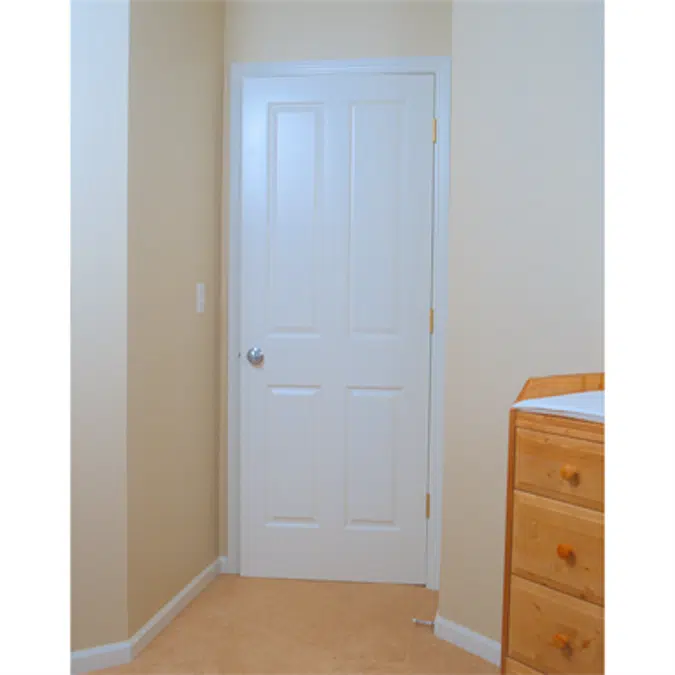 4-Panel Wood Door - Interior Commercial / Residential with Fire Options - K5400