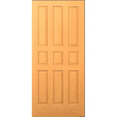 Image for 9-Panel Wood Door - Interior Commercial / Residential with Fire Options - K3190