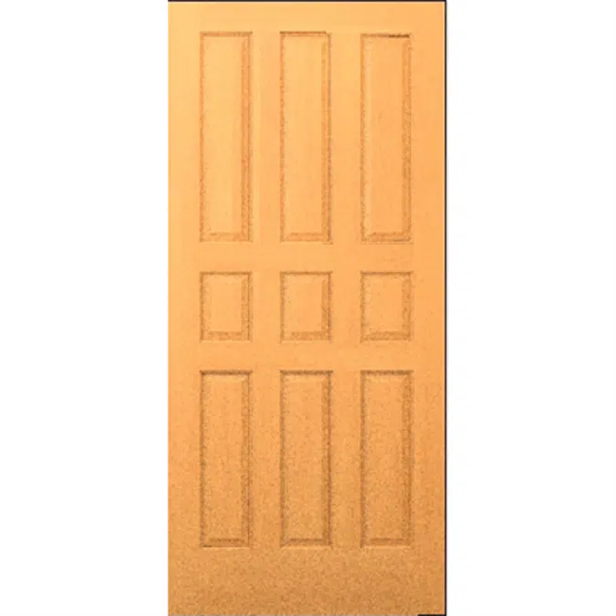 9-Panel Wood Door - Interior Commercial / Residential with Fire Options - K3190