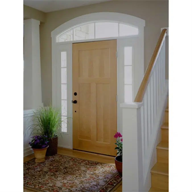 3-Panel Wood Door - Interior Commercial / Residential with Fire Options - K5320