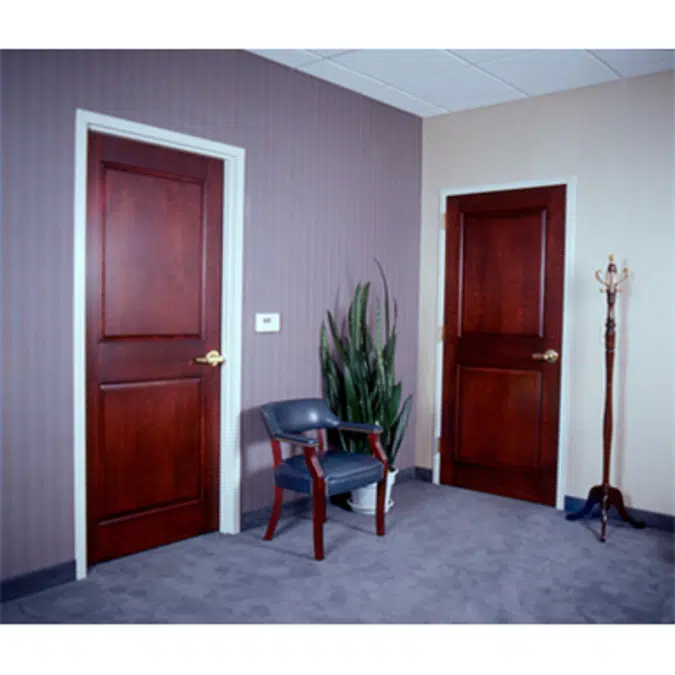 2-Panel Wood Door - Interior Commercial / Residential with Fire Options - K4010