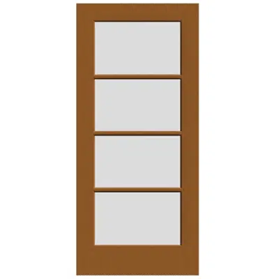 Image for 4-Lite Wood French Door - Interior  Commercial / Residential with Fire Options - K6040