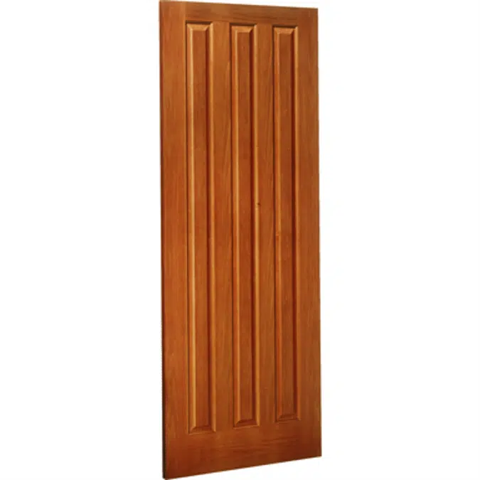 3-Panel Wood Door - Interior Commercial / Residential with Fire Options - K3030