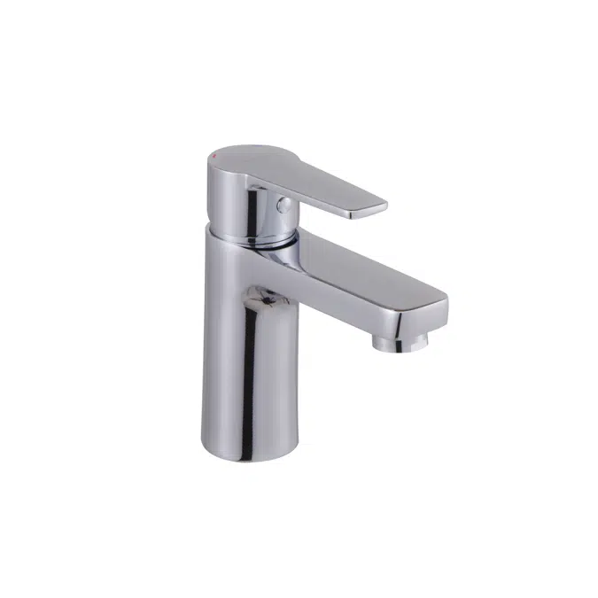 Turin Single Lever Basin Mixer With Pop Up Waste and Flexible Hose