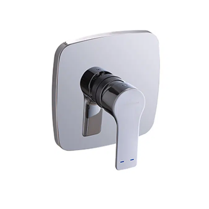 Trento Single level concealed shower tap