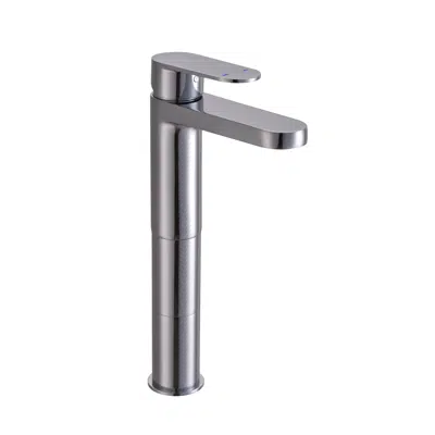 Image for Ferla-N Single Lever 1/2'' Tall Basin Pillar Tap Without Pop-Up Waste and Flexible Hose