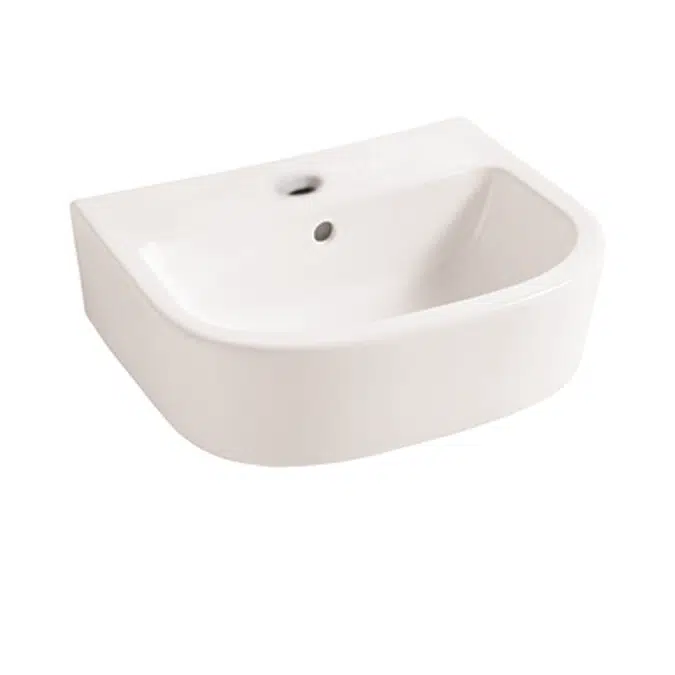 Latina 500 Wall Hung Basin Set - One Centre Tap Hole