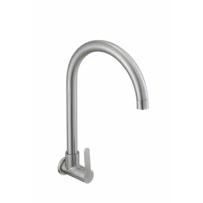 Image for Murano 1/2" Wall-mounted Sink Tap with Swivel Spout, Stainless Steel