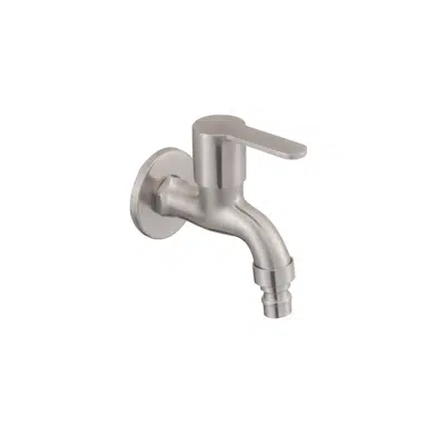 Image for Murano 1/2" Washing Machine Tap with Wall Flange, Stainless Steel