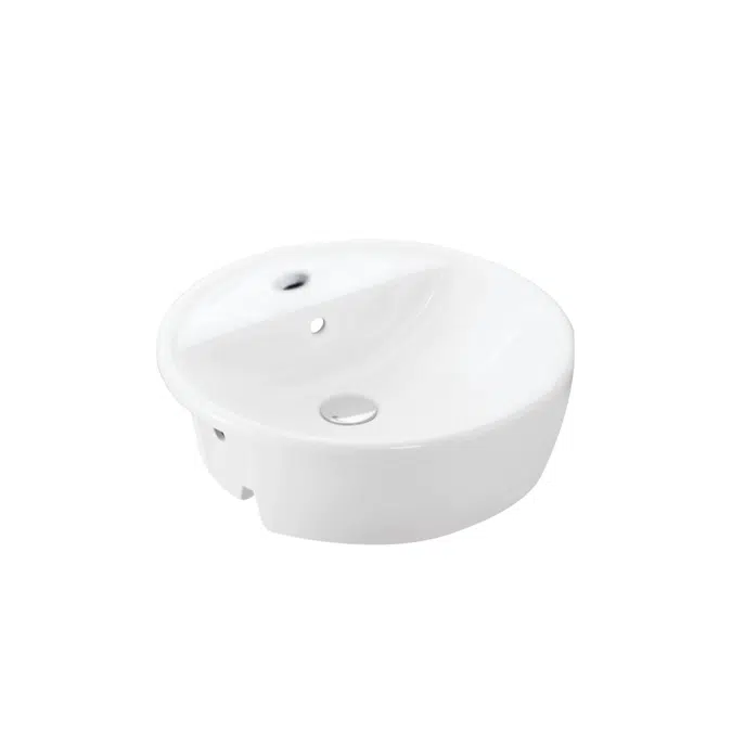 Basel Semi-recessed Basin Set - One Centre Tap Hole