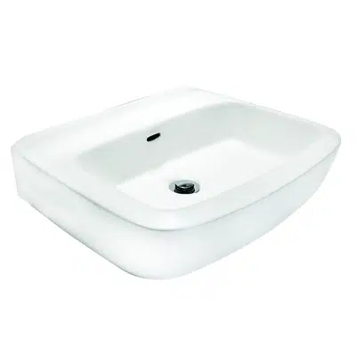 Image for Lucca 550 Wall Hung Basin Set - One Centre Tap Hole