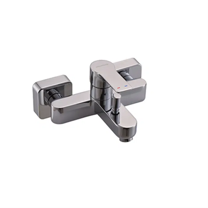 Trento Single lever wall-mounted bath shower mixer without shower kit