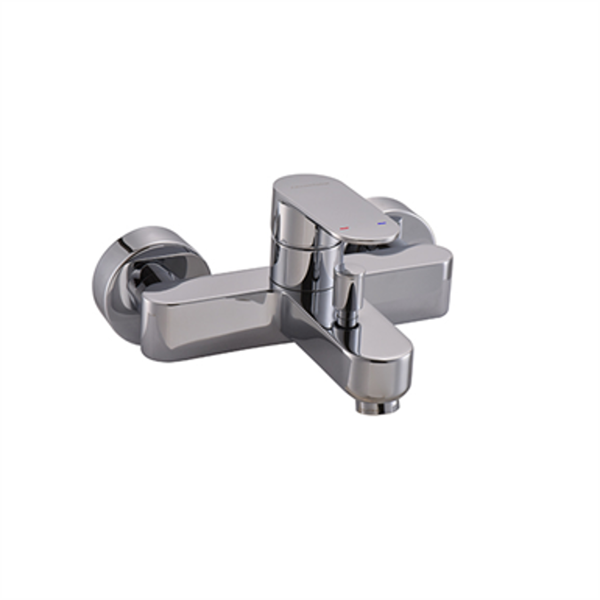 Ferla-N Single lever wall-mounted bath shower mixer without shower kit