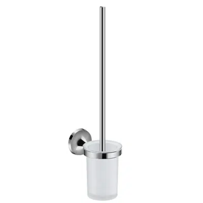 Image for Swift Wall Toilet Brush & Holder Glass
